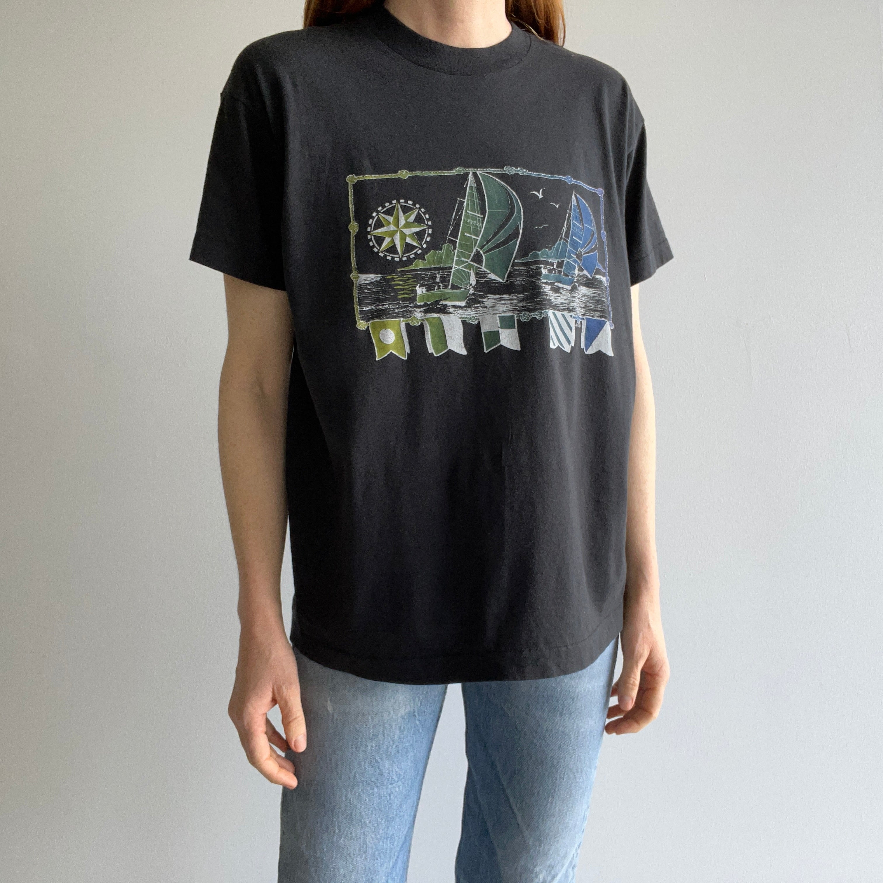 1980s Sailboat T-Shirt by Screen Stars