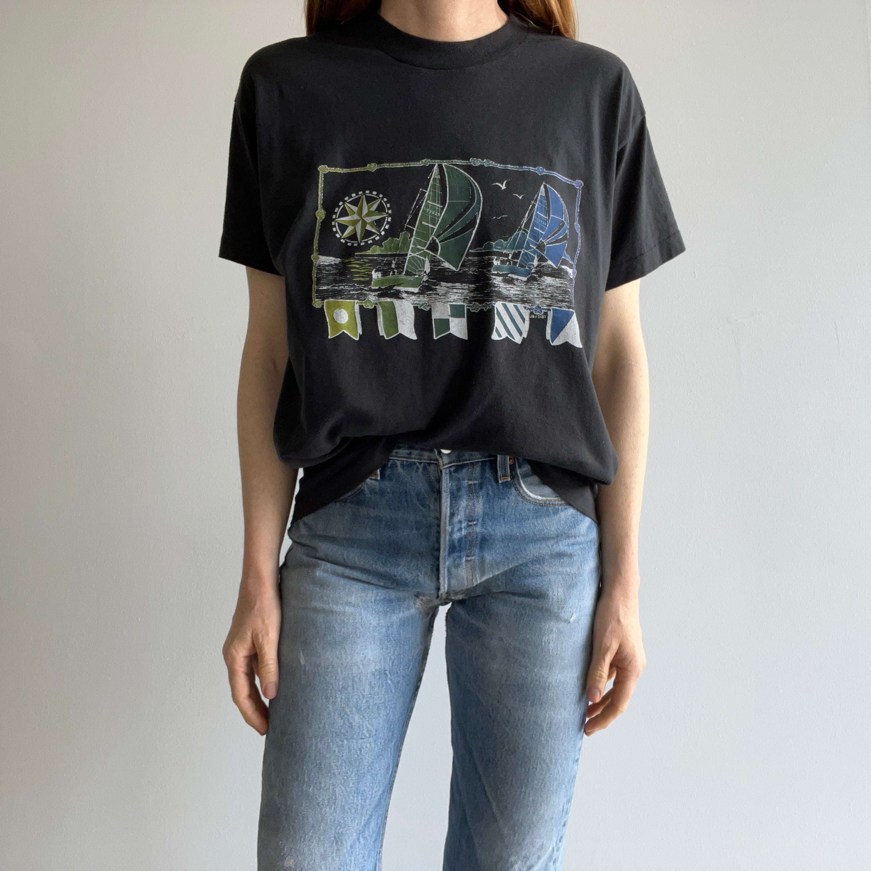 1980s Sailboat T-Shirt by Screen Stars