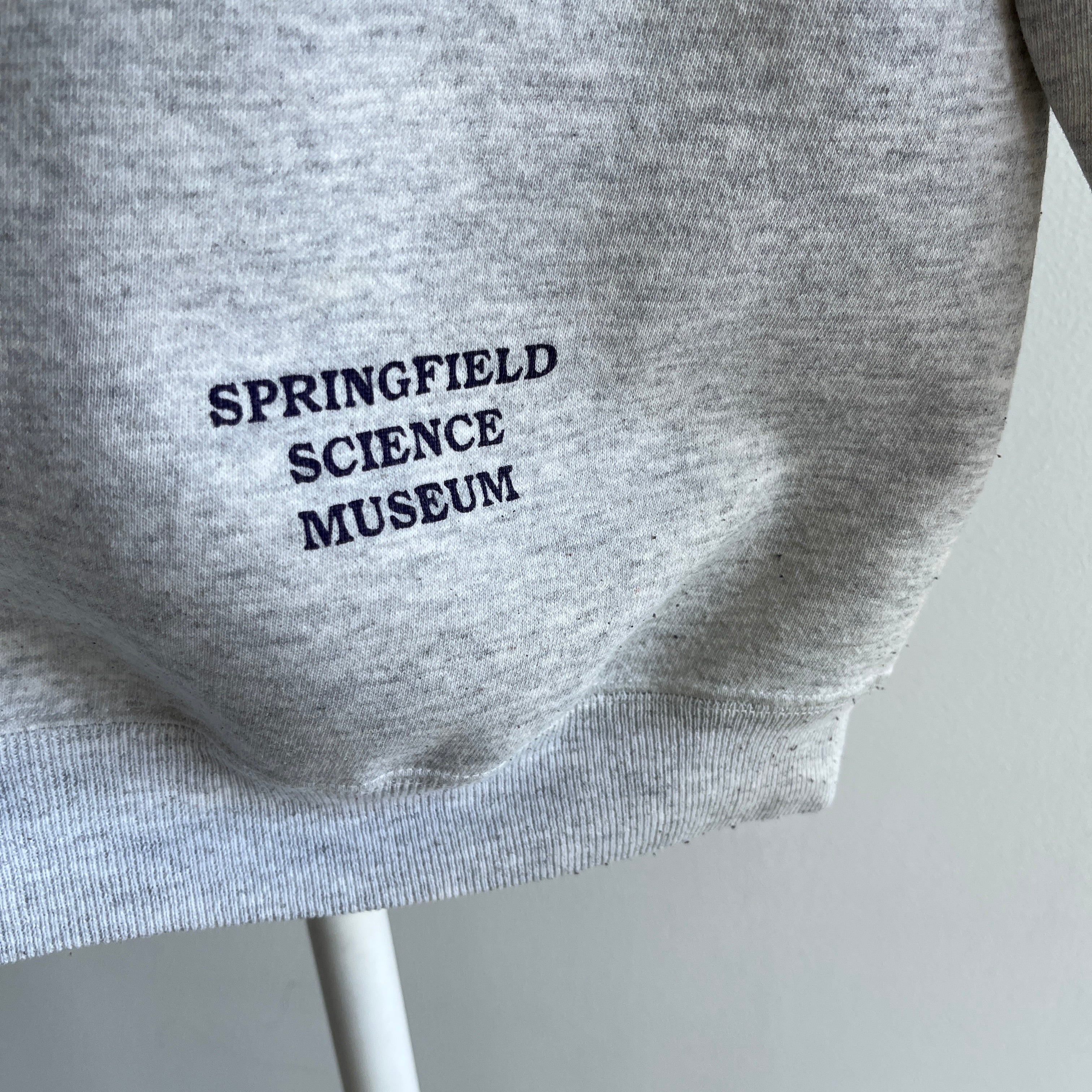 1980s Springfield Science Museum Bear Sweatshirt