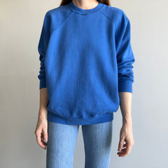 1990s Blank Blue Sweatshirt by Tultex