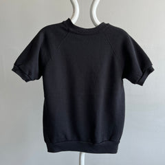 1980s New Old Stock Blank Black Warm Up - Swoon