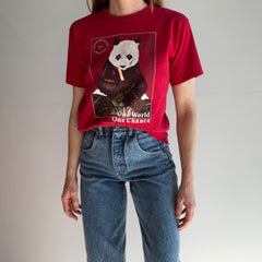 1991 One World, One Chance Panda T-shirt