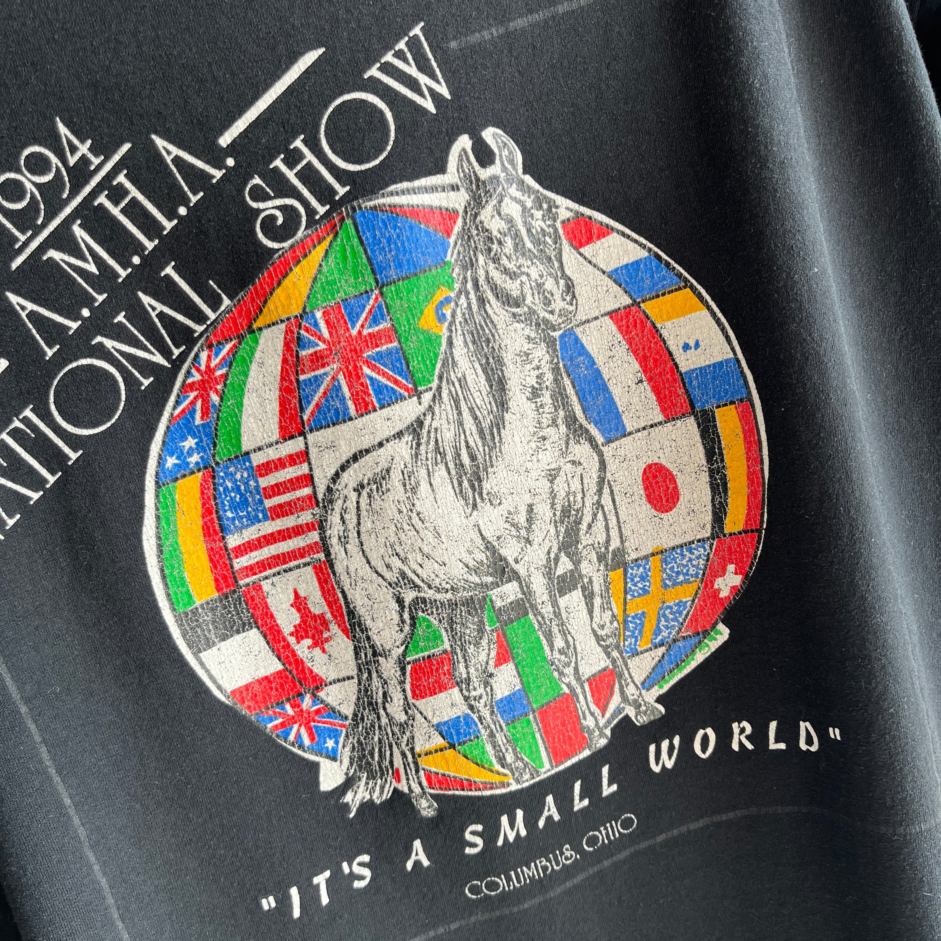 1994 American Miniature Association - AMHA National Horse Show T-Shirt !!!!!
