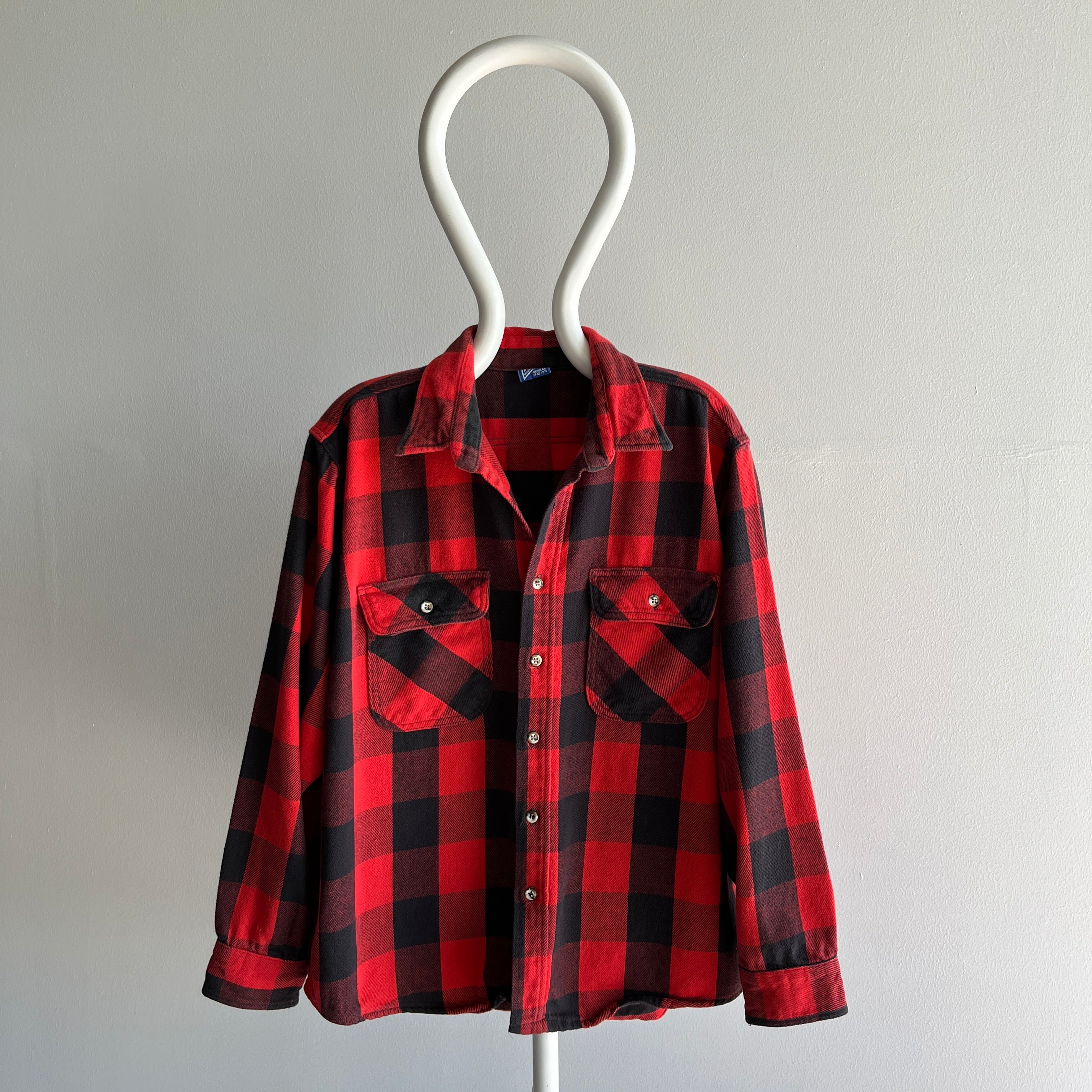 1980/90s Buffalo Plaid Cotton Flannel