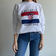 1980s Croatia Hrvatska Tourist Sweatshirt