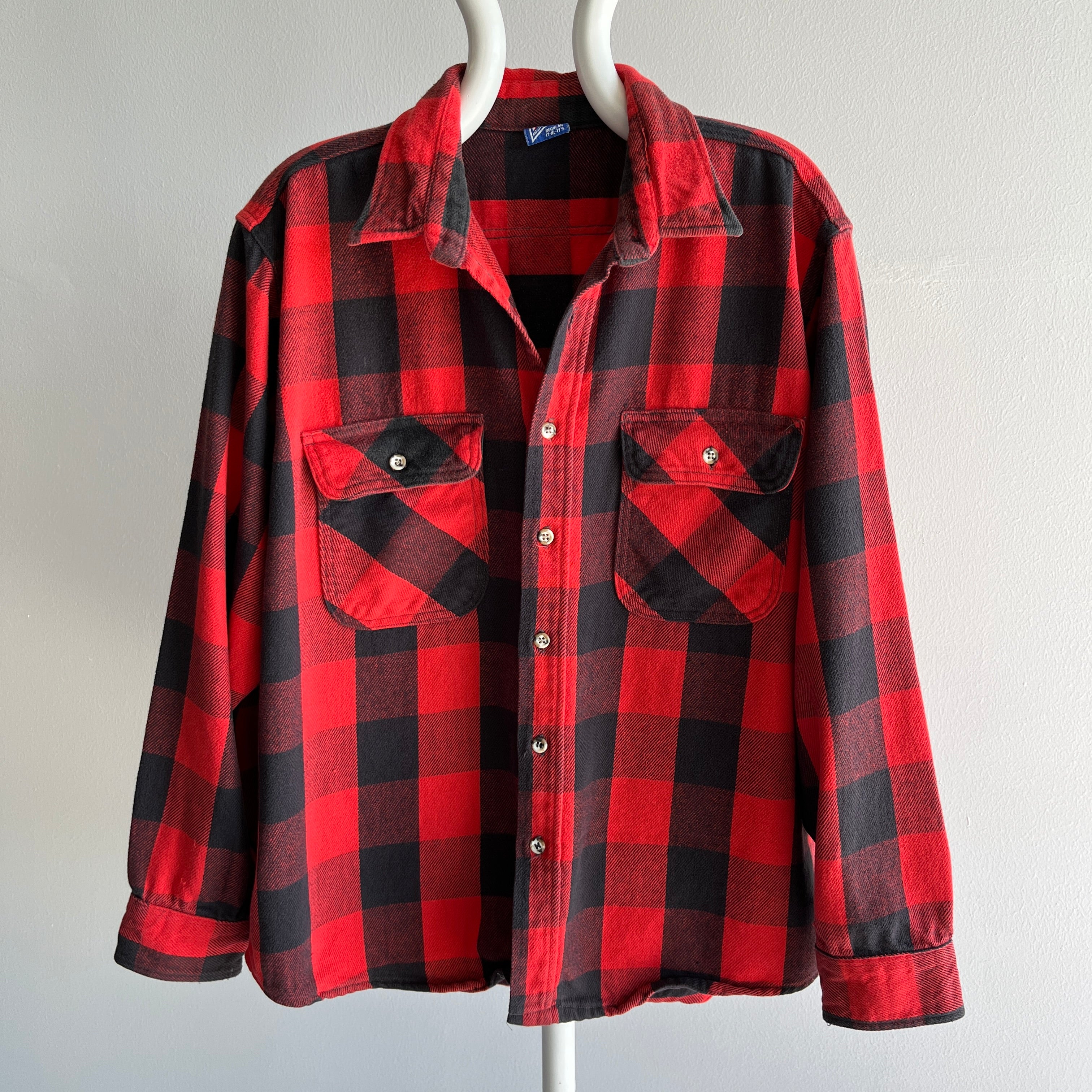 1980/90s Buffalo Plaid Cotton Flannel