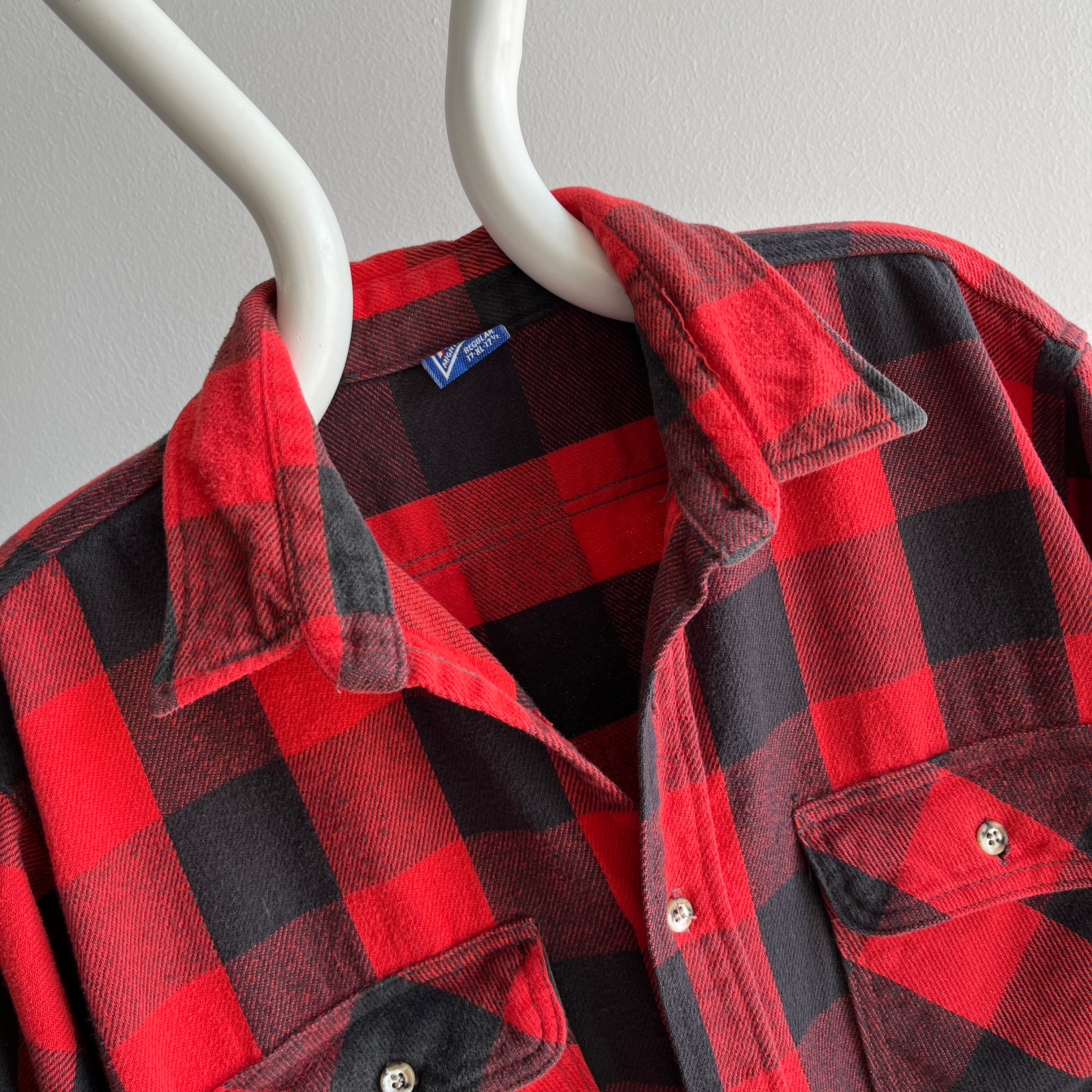 1980/90s Buffalo Plaid Cotton Flannel