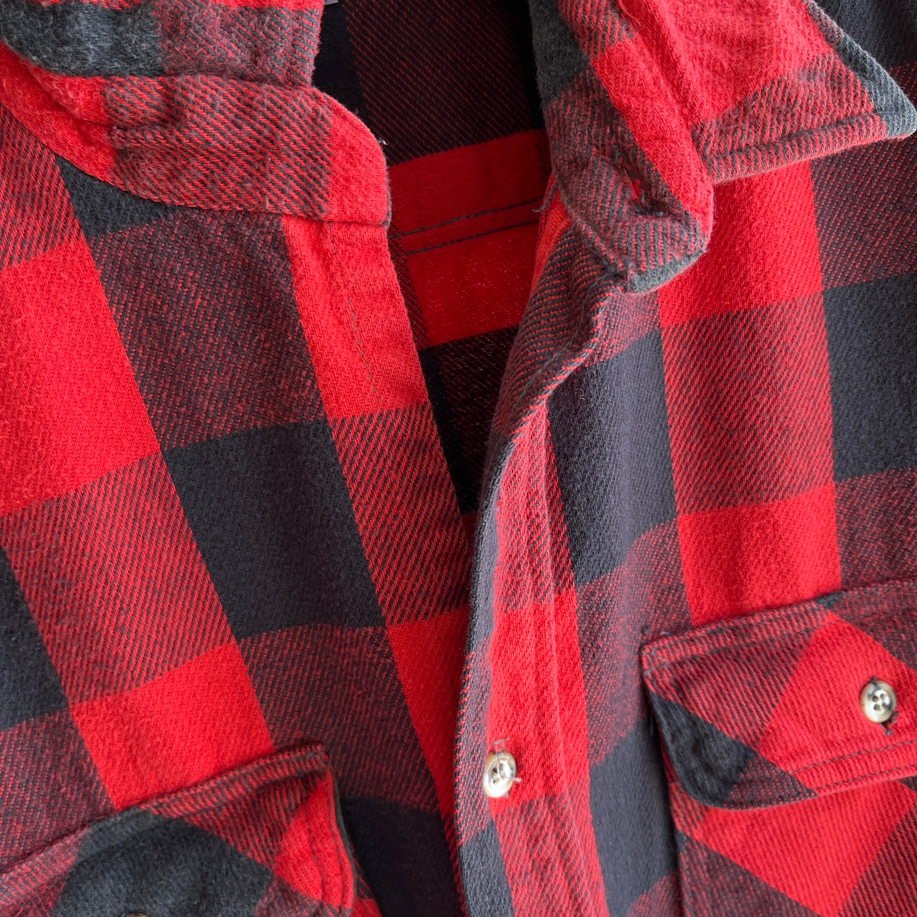 1980/90s Buffalo Plaid Cotton Flannel