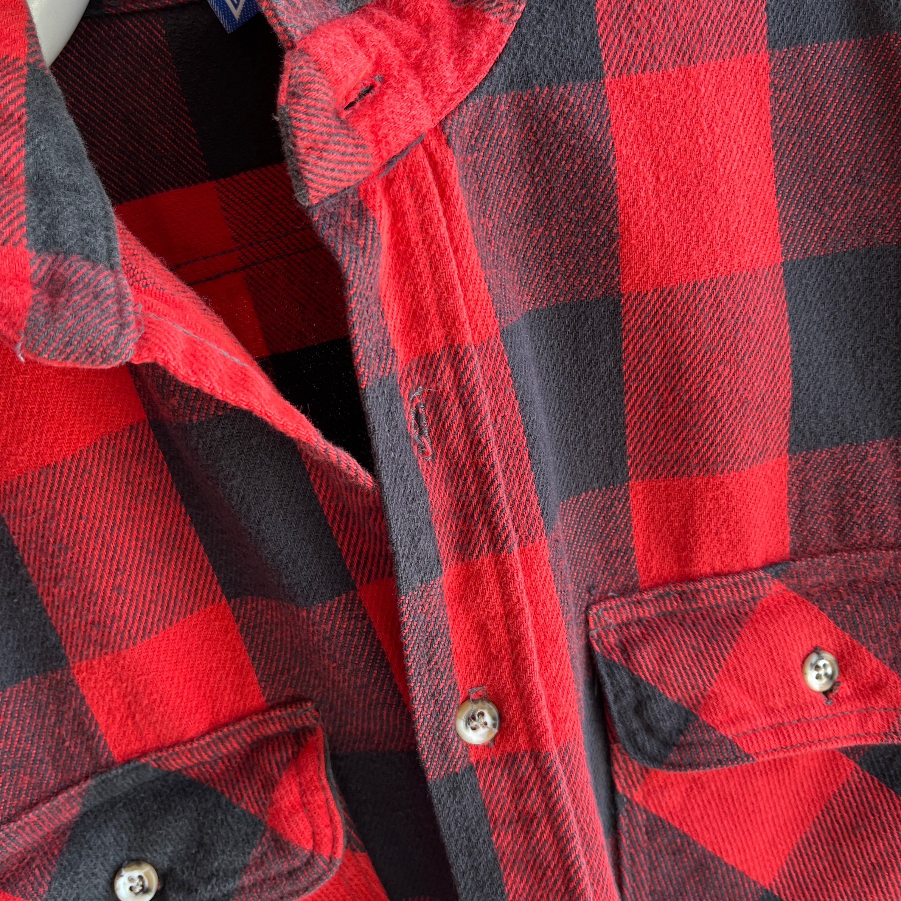 Red & Black Plaid Flannel –