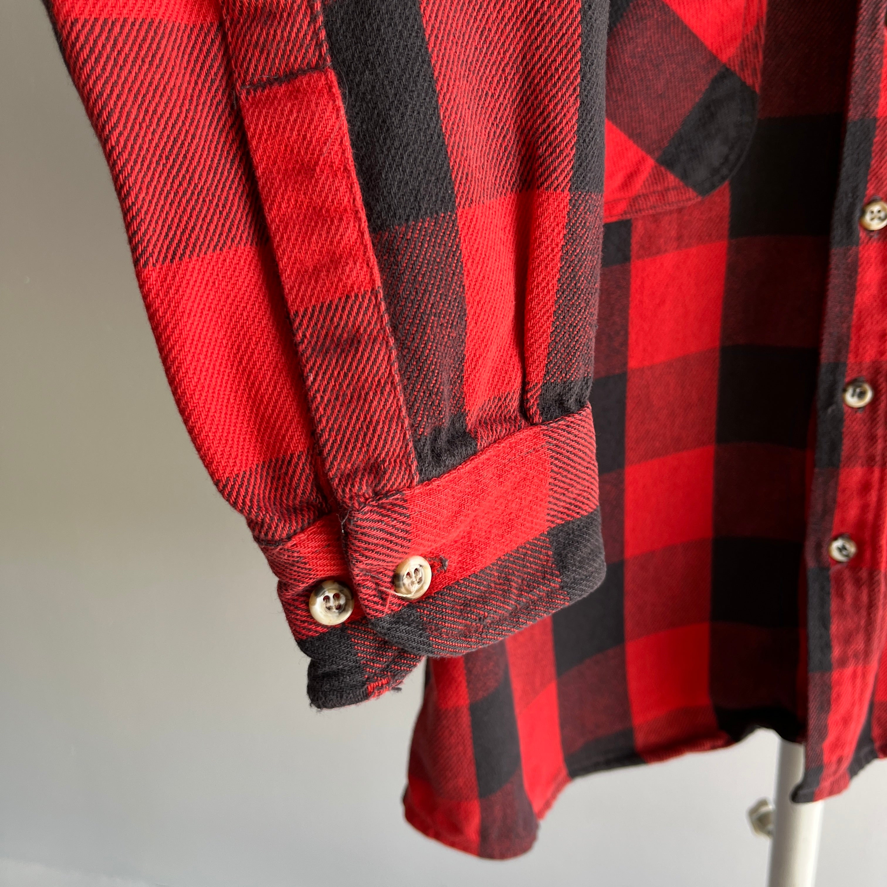 1980/90s Buffalo Plaid Cotton Flannel