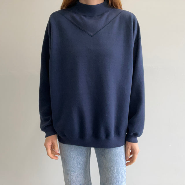 1990s Above Average Faded Navy Sweatshirt by Gap