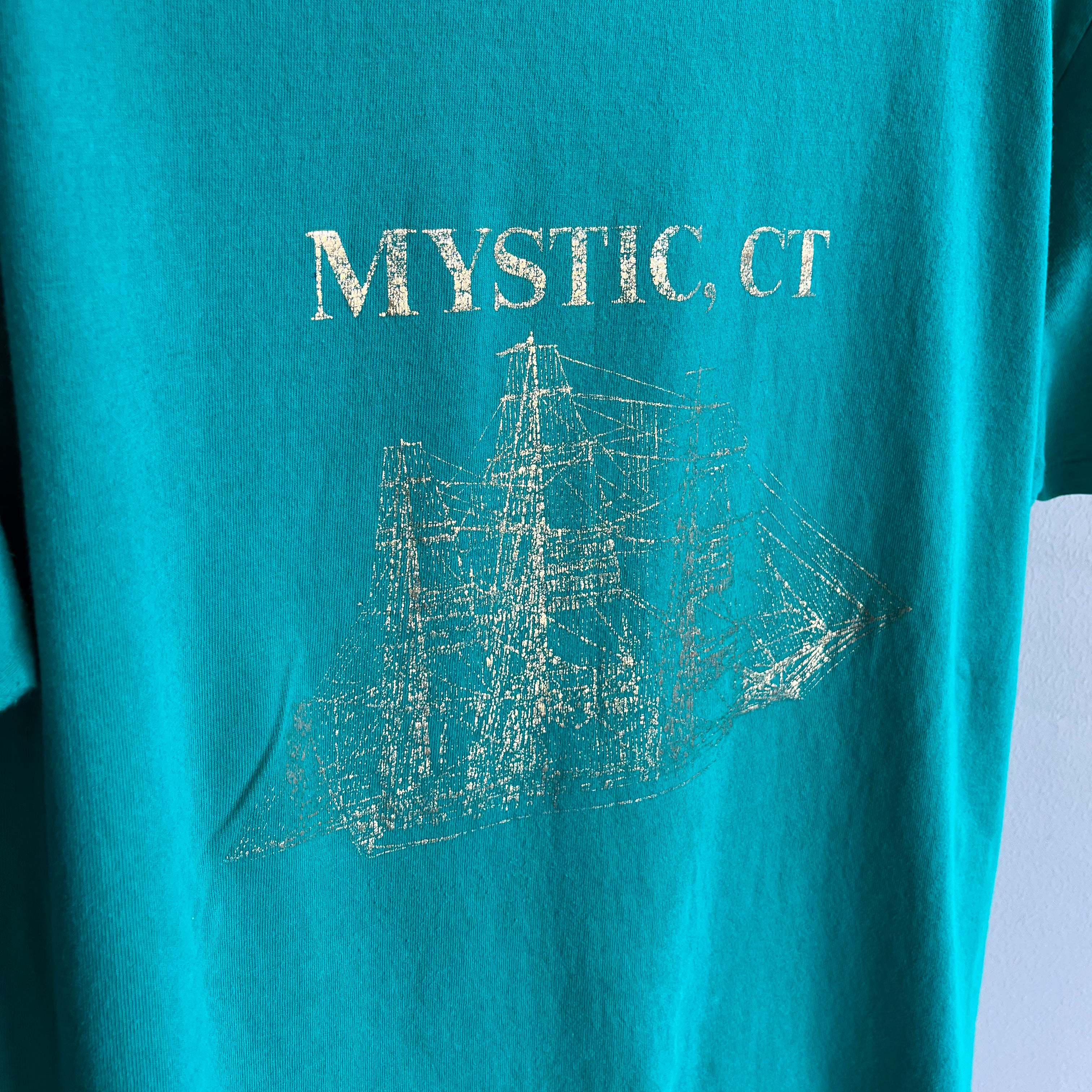 1980s Mystic, CT Tourist T-Shirt