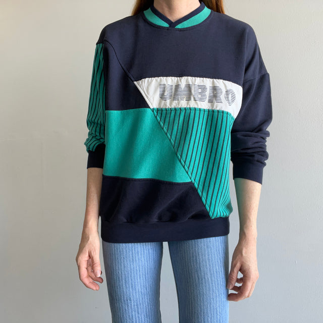 1980s Umbro Sports Color Block Sweatshirt