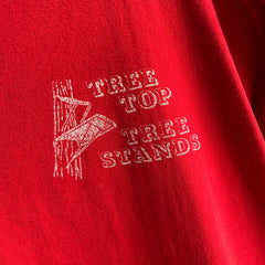 1970s Tree Top Tree Stands Football T-Shirt - Random, Great
