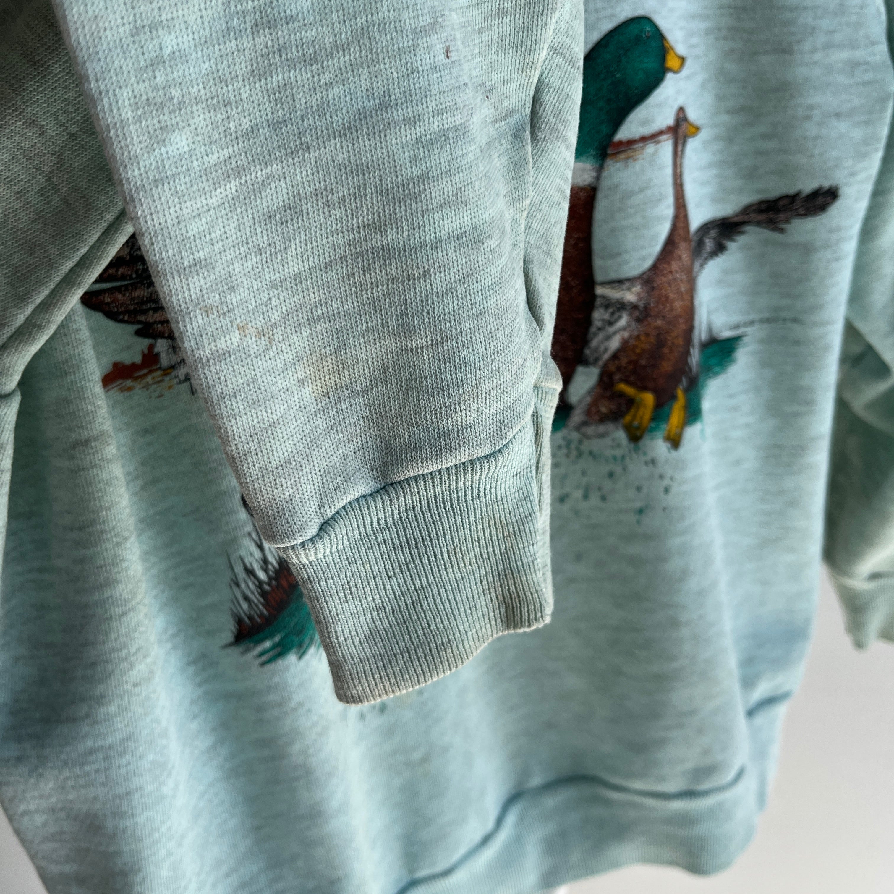 1980s Super Stained Hombre Dyed Duck Sweatshirt