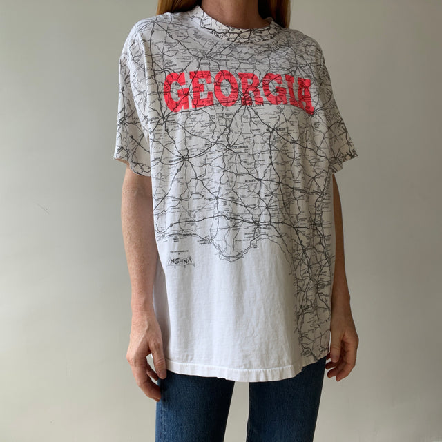 1991 All Over Print Georgia T Shirt