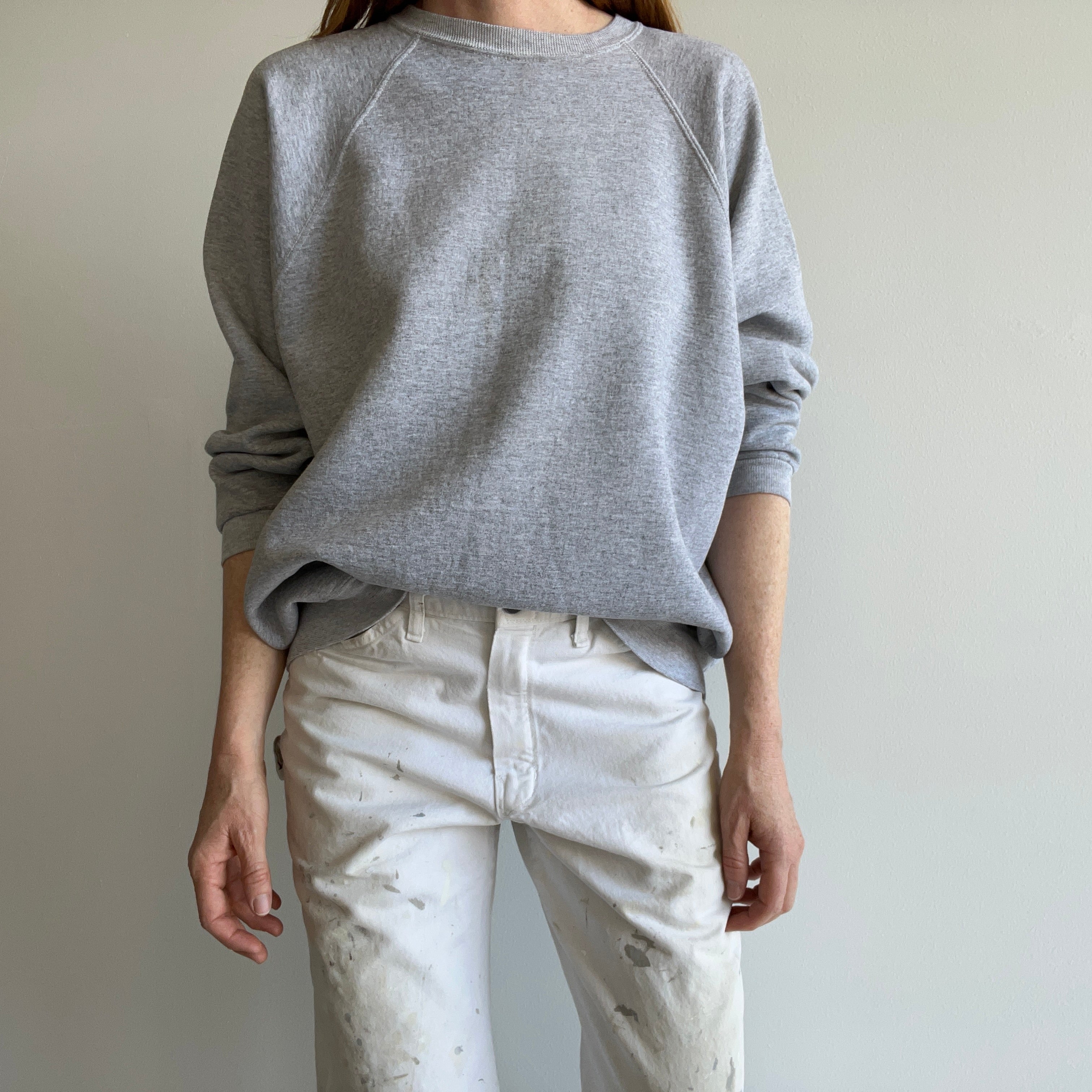 1990s HHW Blank Gray Sweatshirt