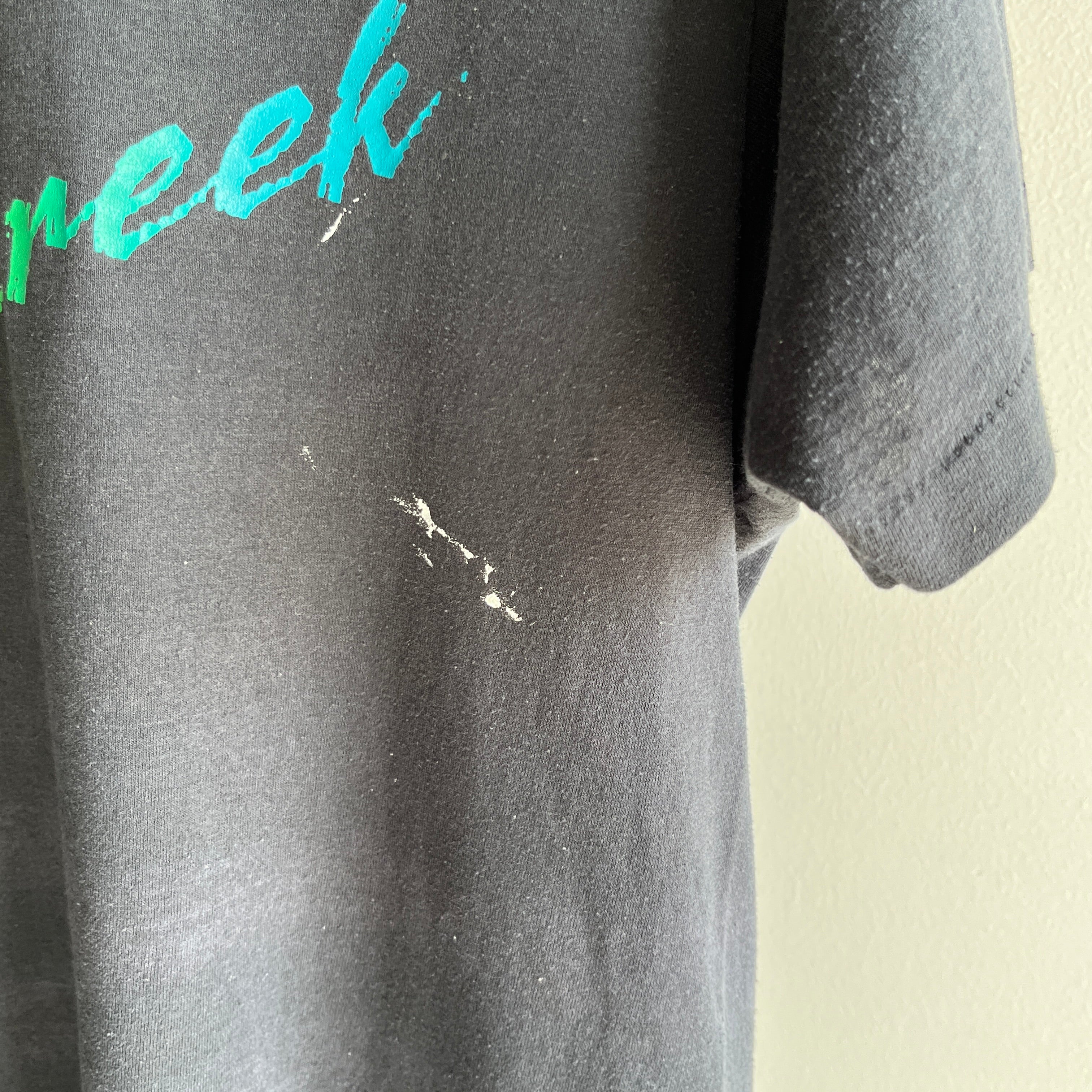 1980s Yards Creek, New Jersey Paint Stained T-Shirt