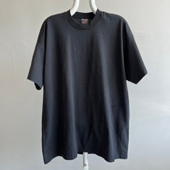 1980s XXXL FOTL Best Blank Black Single Stitch T-Shirt