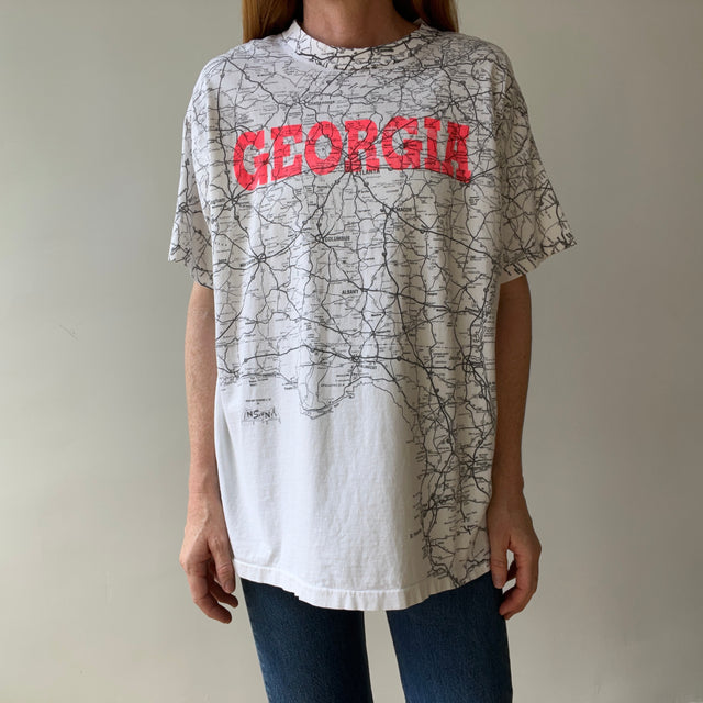 1991 All Over Print Georgia T Shirt
