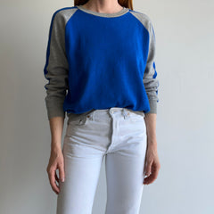 1970s Two Tone Epic Super Soft and Slouchy Sweatshirt