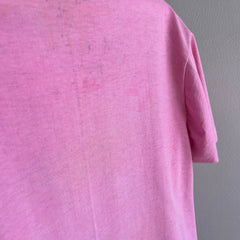 1980s Westport Grand Prix Extreme Sun Fade Cotton T-Shirt - Staining