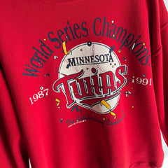1991 World Series Championships Minnesota Twins Sweatshirt