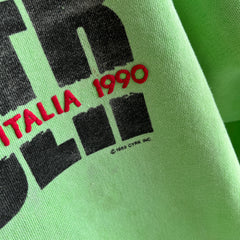 1989/90 World Cup Soccer Italia Front and Back Sweatshirt with Pockets