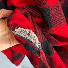 1970s Buffalo Plaid Wool Hunting Jacket without Lining - WOWOWOW