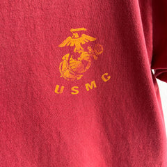 2000 USMC Faded and Worn Front and Back T-Shirt