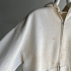 1970s Rotten Formerly White Zip Up Hoodie by Sportswear