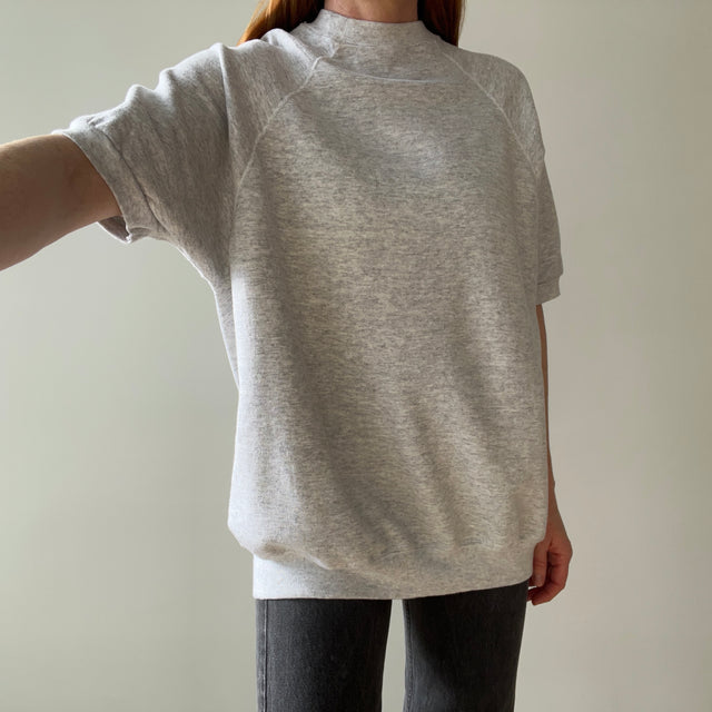 1990s Blank Light Gray Barely Worn/Never Warm Up Sweatshirt