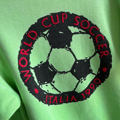 1989/90 World Cup Soccer Italia Front and Back Sweatshirt with Pockets