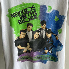 1990 NKOTB New Kids on the Block Magic Summer Tour T-Shirt - Yes, Indeed