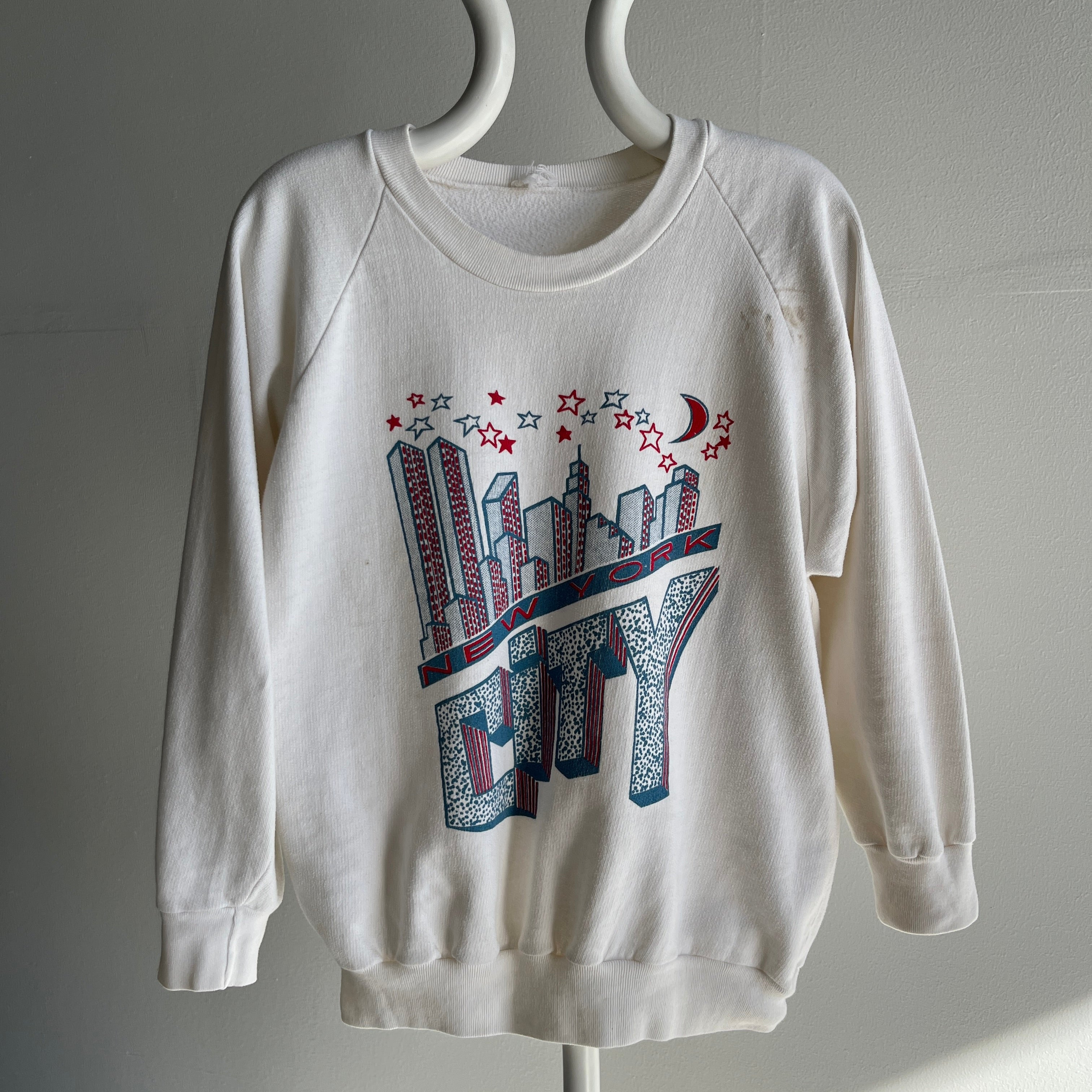 1980s New York City Mostly Cotton Sweatshirt