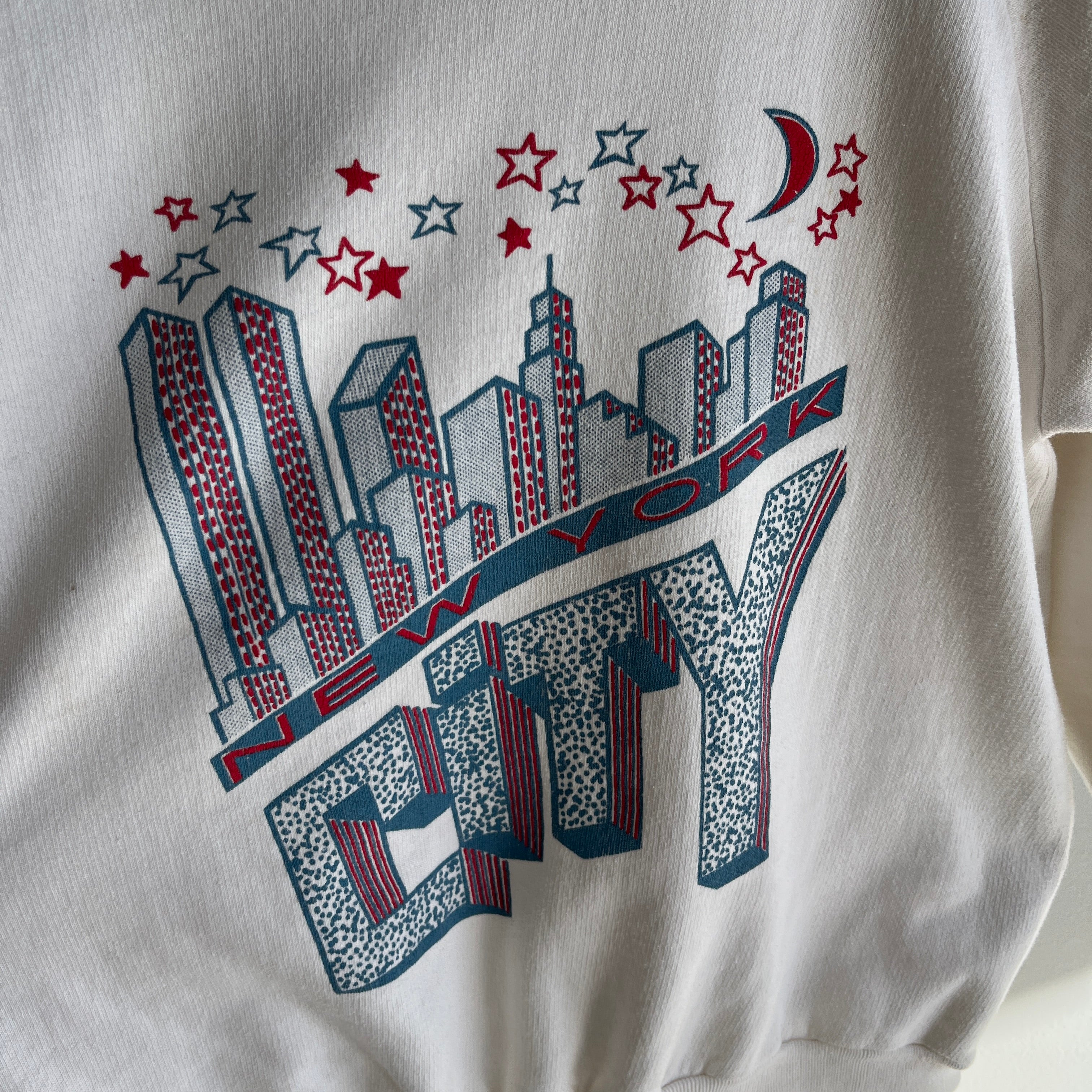 1980s New York City Mostly Cotton Sweatshirt