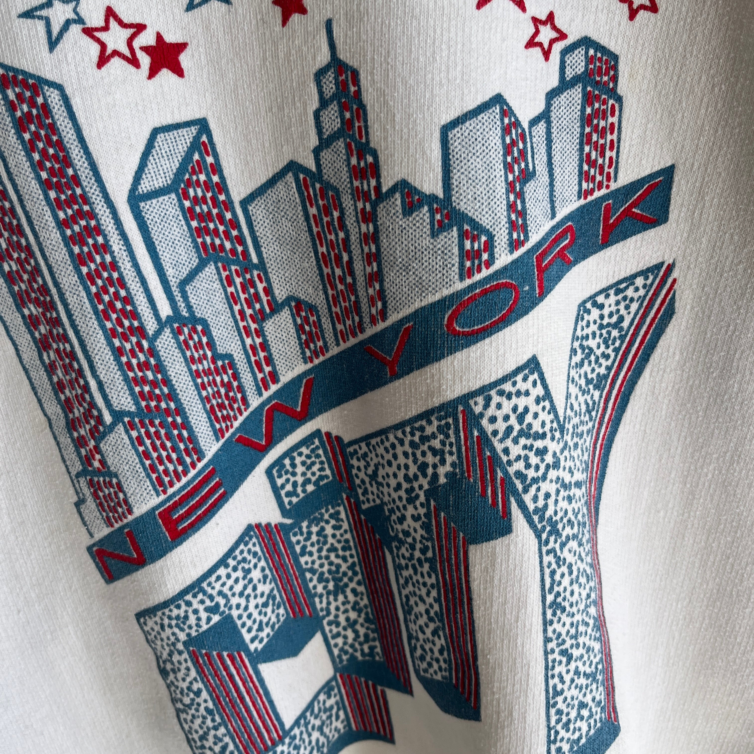 1980s New York City Mostly Cotton Sweatshirt