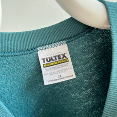 1990s Deep Aqua Sweatshirt by Tultex