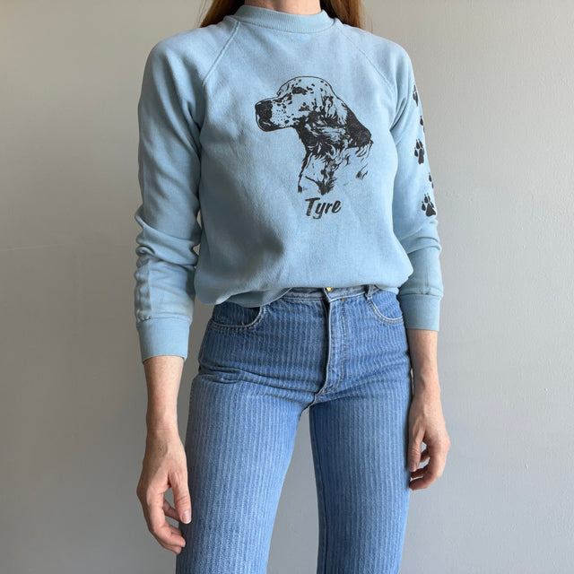 1980s Tyre Goodest Best Boy Sweatshirt by Bassett Walker