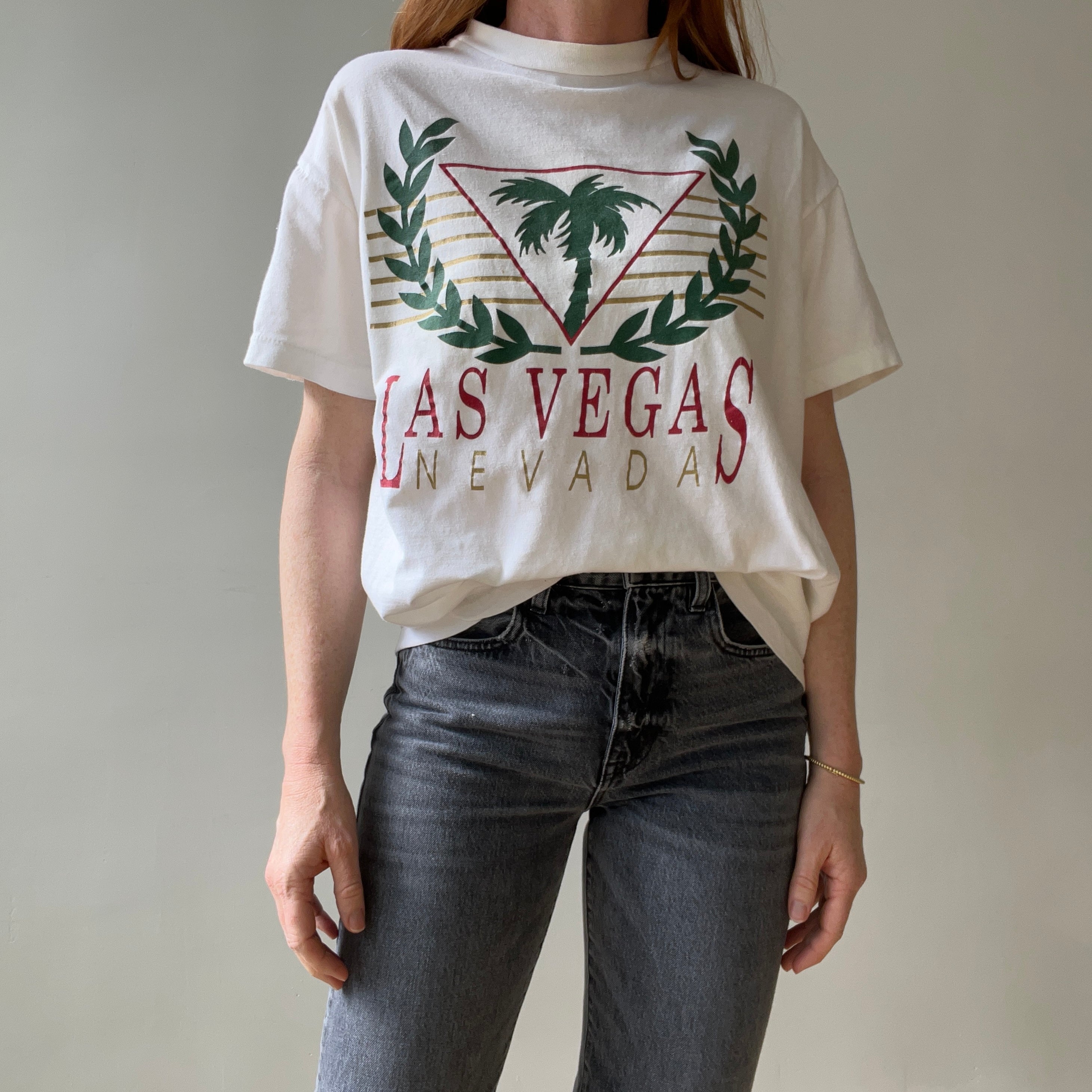 1990s Boxy Las Vegas Nevada T Shirt