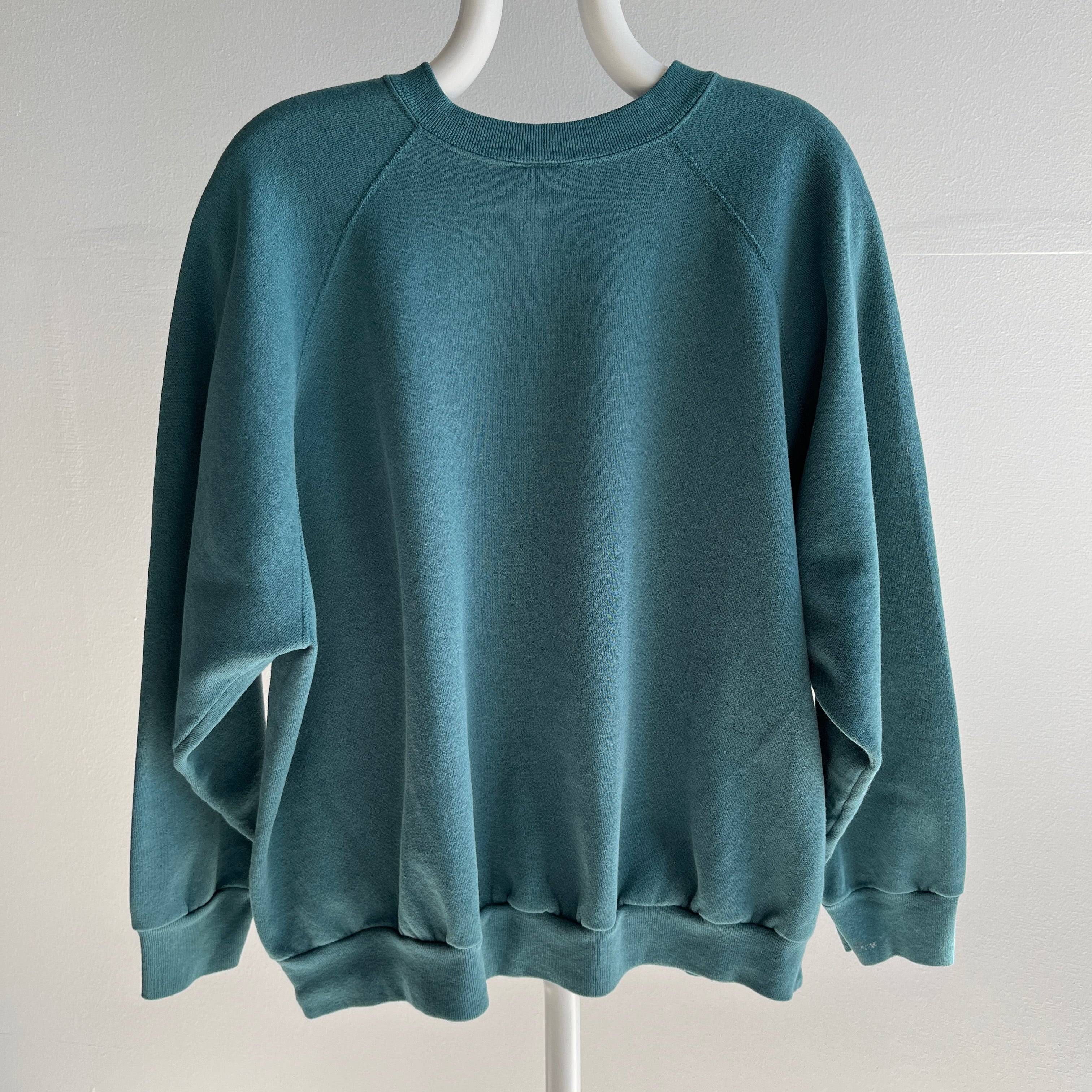 1990s Deep Aqua Sweatshirt by Tultex