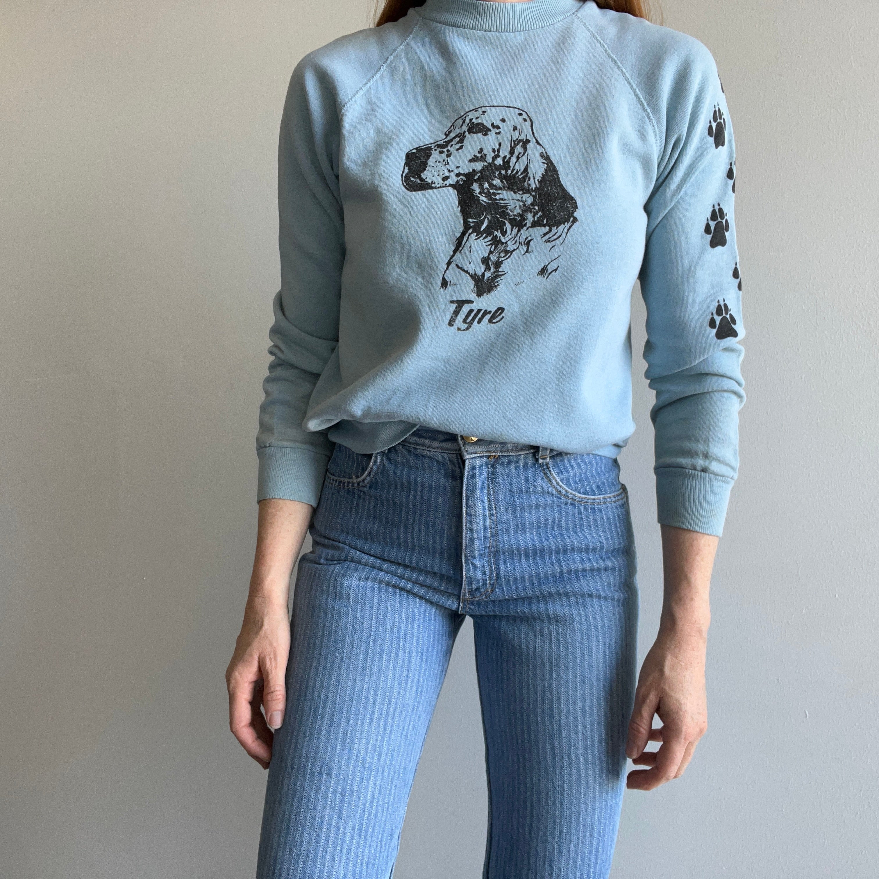 1980s Tyre Goodest Best Boy Sweatshirt by Bassett Walker