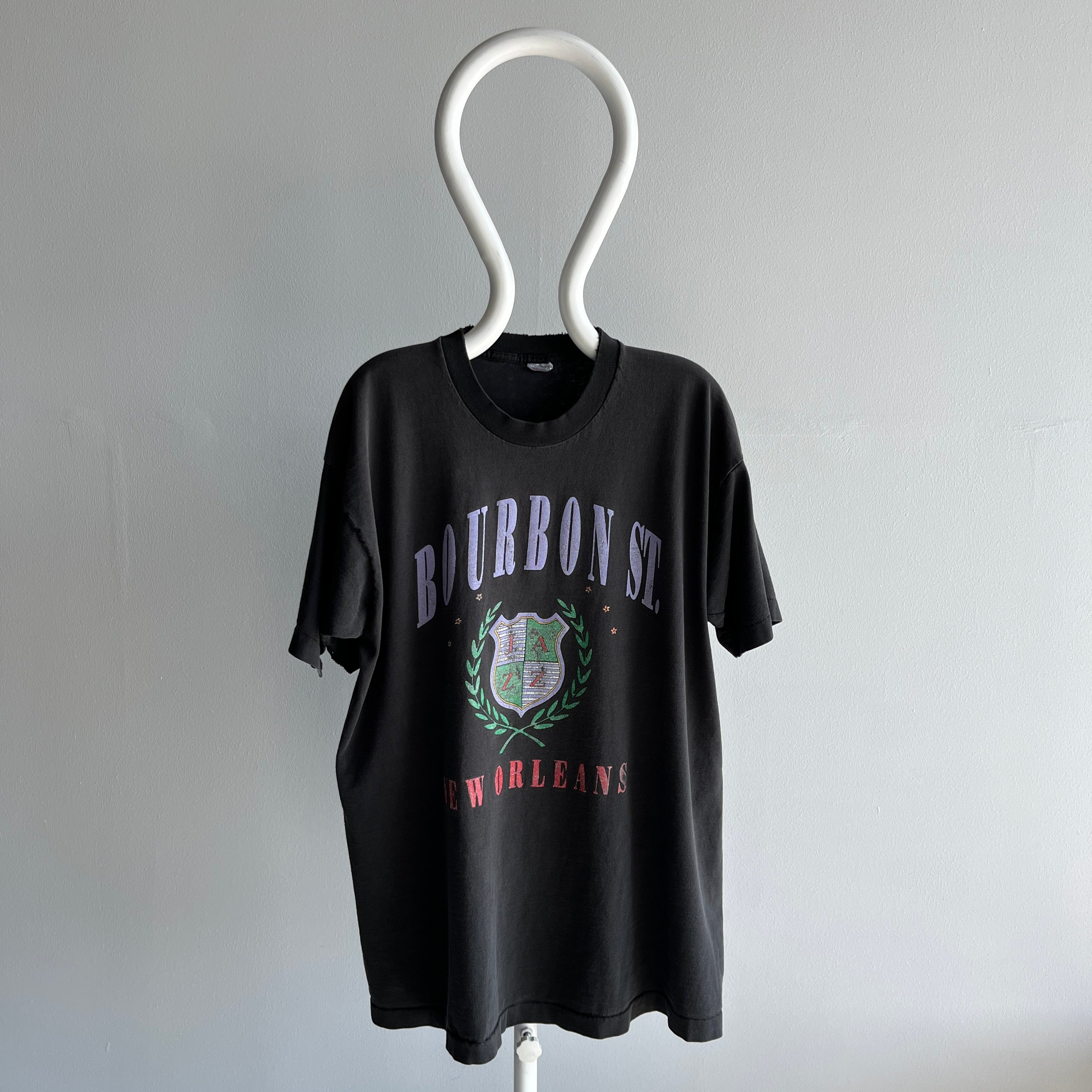 1980/90s Beat Up and Thrashed Bourbon Street T-Shirt