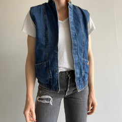 1980s Denim Vest by Dax - Super Cool