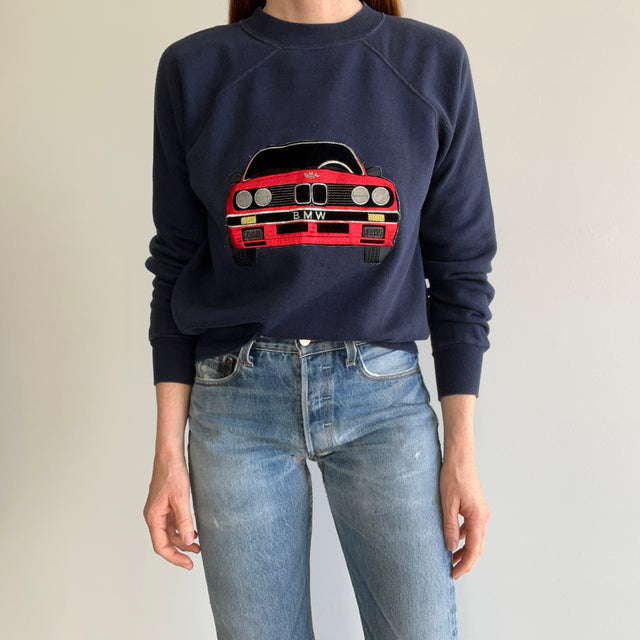 1980s BMW Car Patch Sweatshirt