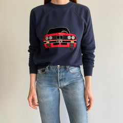 1980s BMW Car Patch Sweatshirt