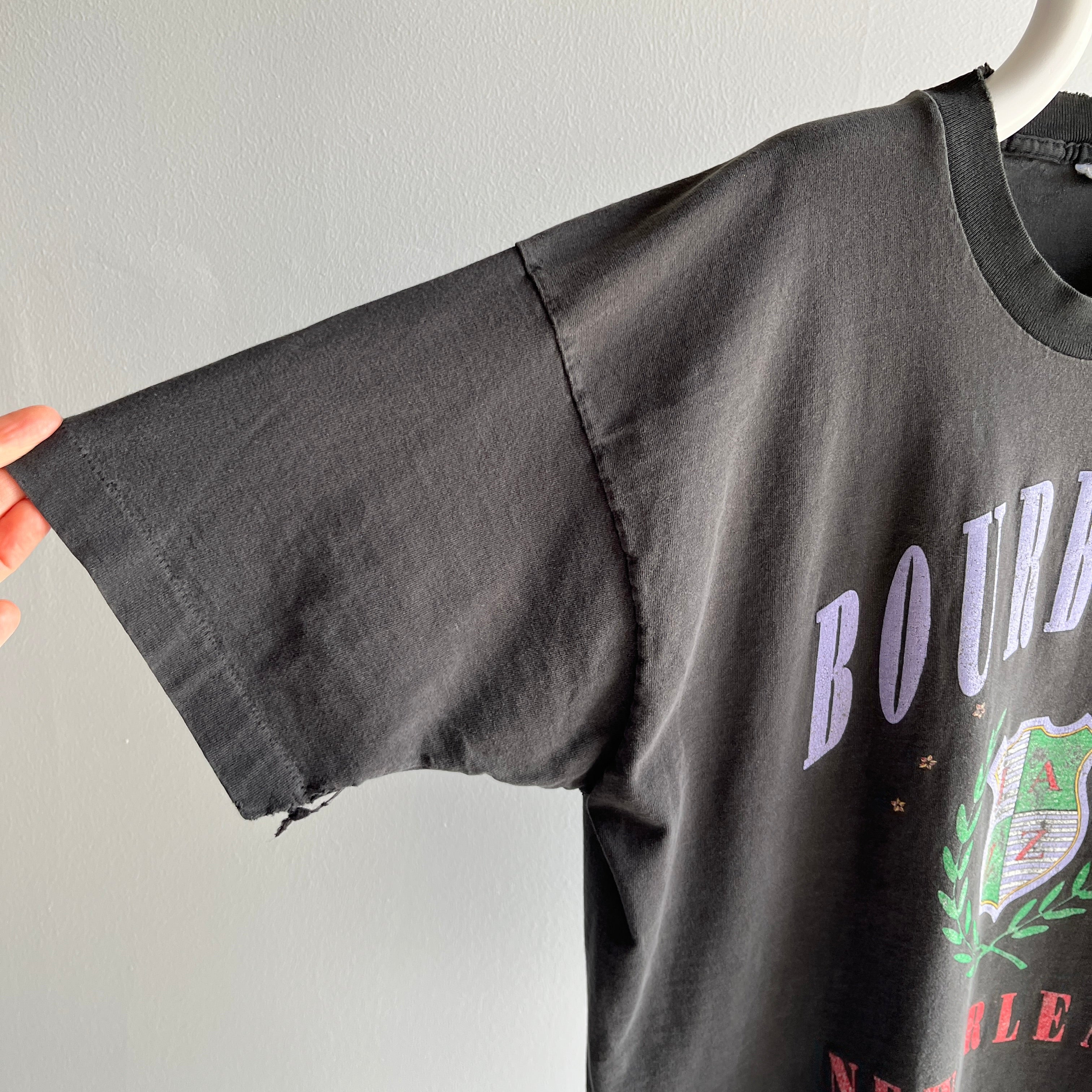 1980/90s Beat Up and Thrashed Bourbon Street T-Shirt