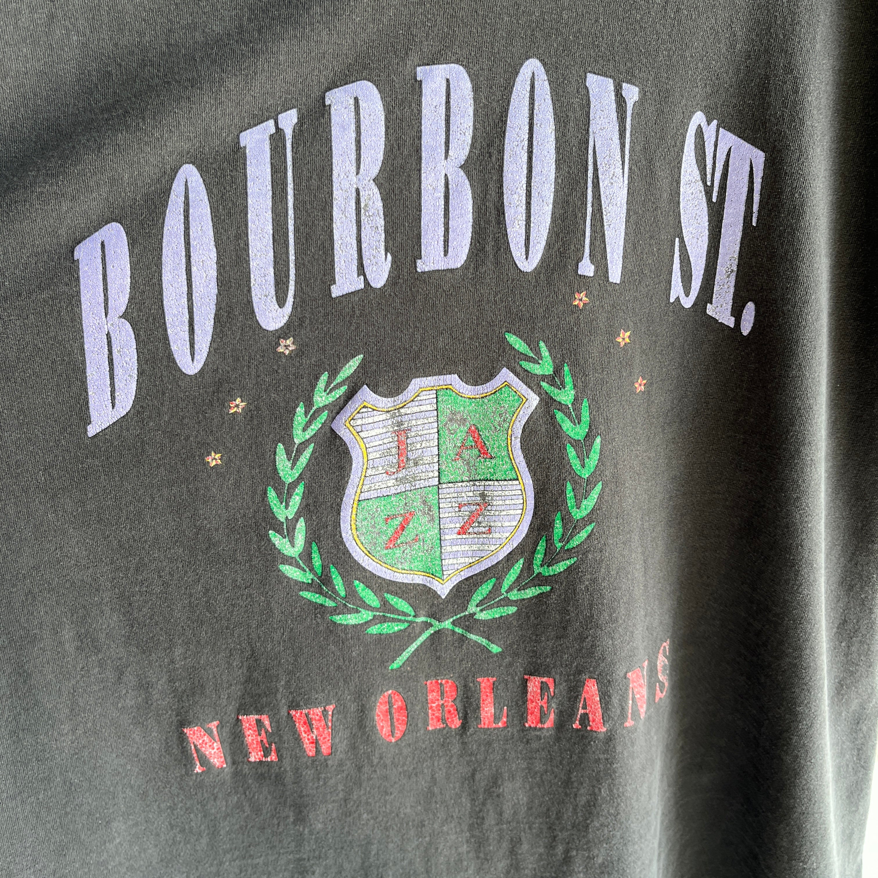 1980/90s Beat Up and Thrashed Bourbon Street T-Shirt