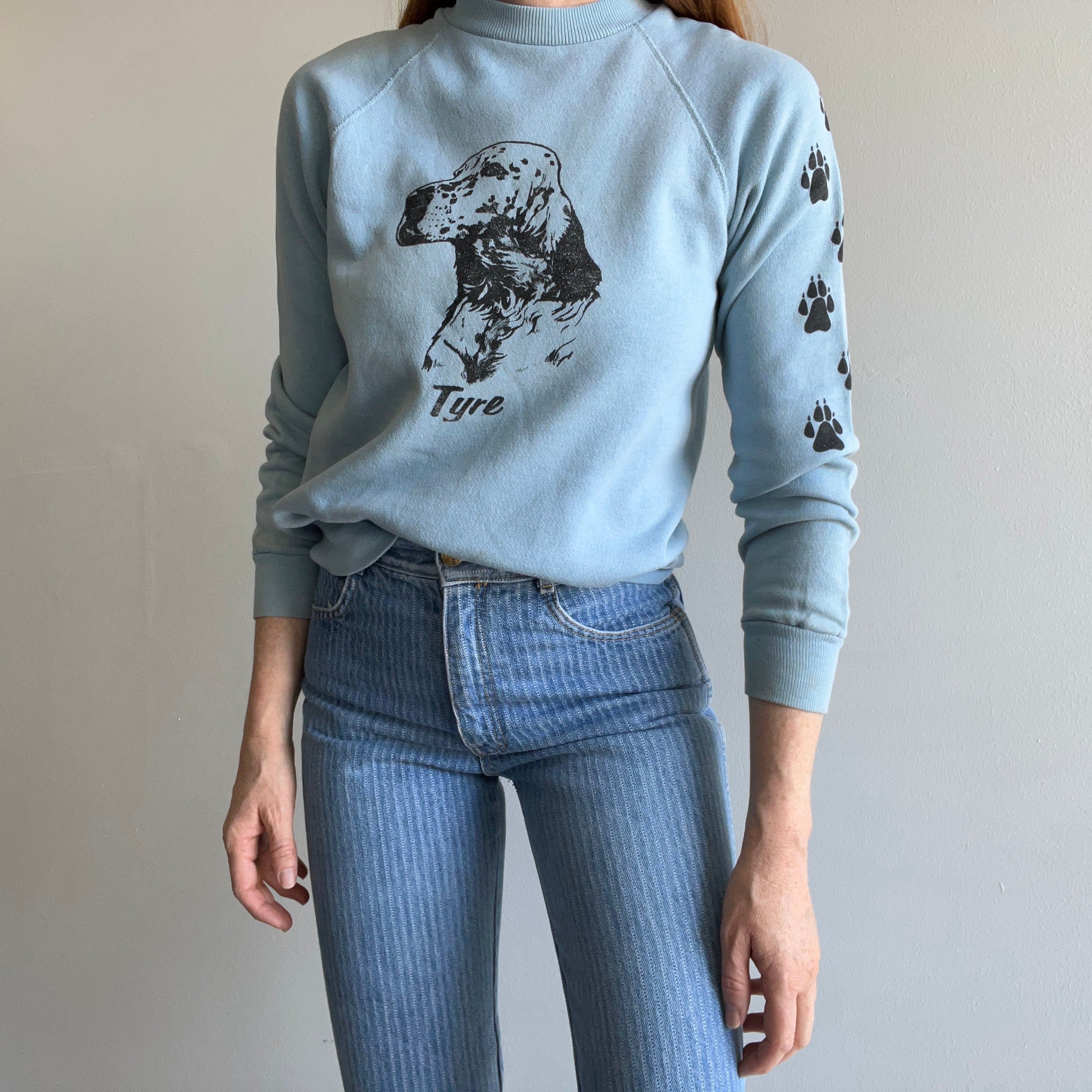 1980s Tyre Goodest Best Boy Sweatshirt by Bassett Walker