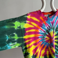 1980s Cut Long Sleeve Tie Dye T-Shirt - So Good!